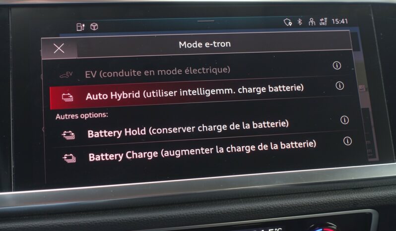 AUDI Q3 SPORTBACK 45 TFSI E S-TRONIC 245 CH HYBRIDE RECHARGEABLE complet