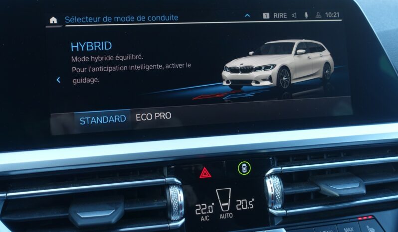 BMW 330 EA TOURING E-DRIVE HYBRIDE RECHARGEABLE BVA 184 CH + 83 KW complet