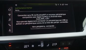 AUDI A3 SPORTBACK 40 TFSI E TRON S-TRONIC 204 CH HYBRIDE RECHARGEABLE  S-LINE complet