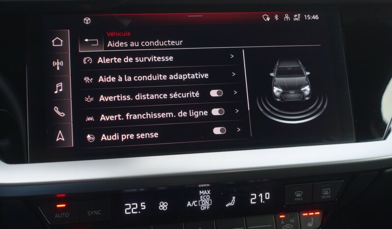 AUDI A3 SPORTBACK 40 TFSI E TRON S-TRONIC 204 CH HYBRIDE RECHARGEABLE  S-LINE complet