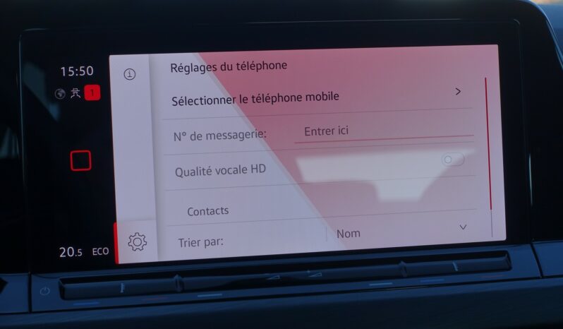 VOLKSWAGEN GOLF VIII HYBRIDE RECHARGEABLE 204 CH  STYLE complet