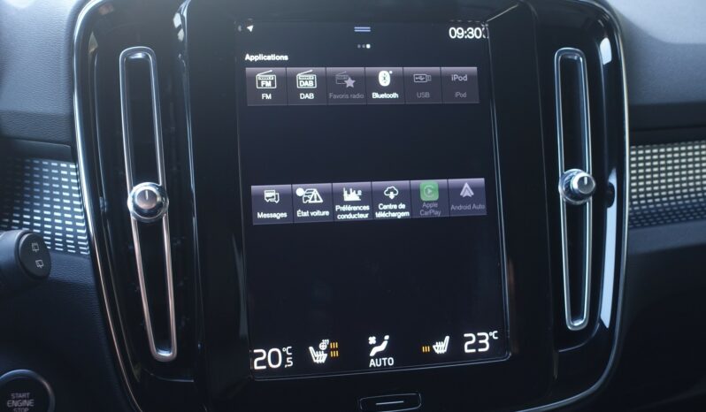 VOLVO XC 40 T4 HYBRIDE RECHARGEABLE GEARTRONIC 211 CH  R-DESIGN complet