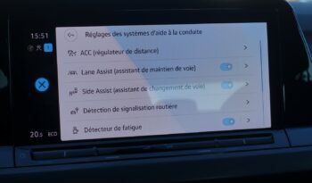 VOLKSWAGEN GOLF VIII HYBRIDE RECHARGEABLE 204 CH  STYLE complet