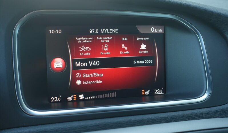 VOLVO V40 2.0L D2 GEARTRONIC 120CH BLACK EDITION complet