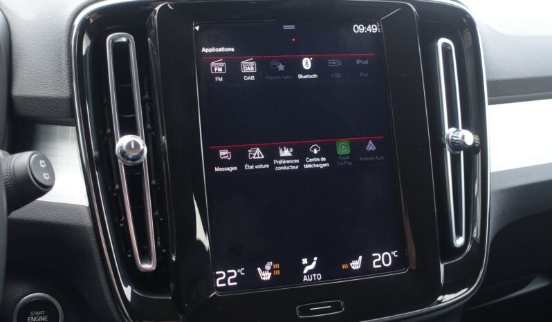 VOLVO XC 40 T4 HYBRIDE RECHARGEABLE GEARTRONIC 211 CH INSCRIPTION complet