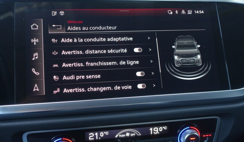 AUDI Q3 SPORTBACK 45 TFSI E S-TRONIC 245 CH HYBRIDE RECHARGEABLE complet