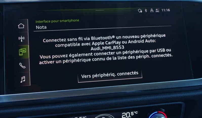 AUDI Q3 SPORTBACK 45 TFSI E S-TRONIC 245 CH HYBRIDE RECHARGEABLE complet