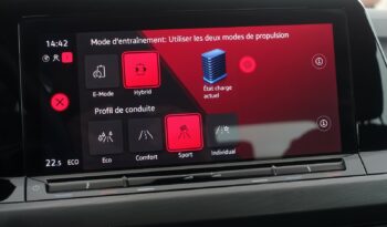 VOLKSWAGEN GOLF VIII HYBRIDE RECHARGEABLE 204 CH  STYLE complet