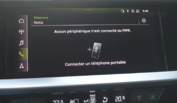 AUDI A3 SPORTBACK 40 TFSI E TRON S-TRONIC 204 CH HYBRIDE RECHARGEABLE S-LINE complet