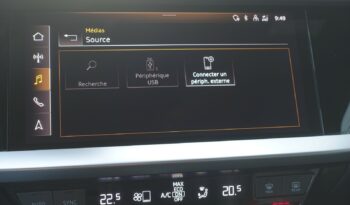 AUDI A3 SPORTBACK 40 TFSI E TRON S-TRONIC 204 CH HYBRIDE RECHARGEABLE S-LINE complet