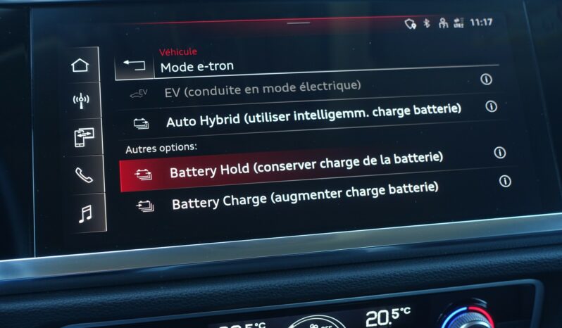 AUDI Q3 SPORTBACK 45 TFSI E S-TRONIC 245 CH HYBRIDE RECHARGEABLE complet