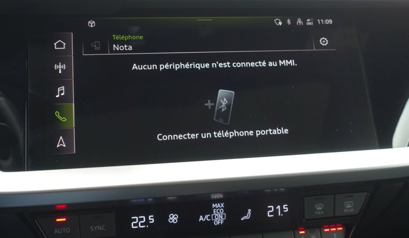 AUDI A3 SPORTBACK 40 TFSI E S-TRONIC 204 CH HYBRIDE RECHARGEABLE complet