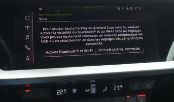 AUDI A3 SPORTBACK 40 TFSI E S-TRONIC 204 CH HYBRIDE RECHARGEABLE complet