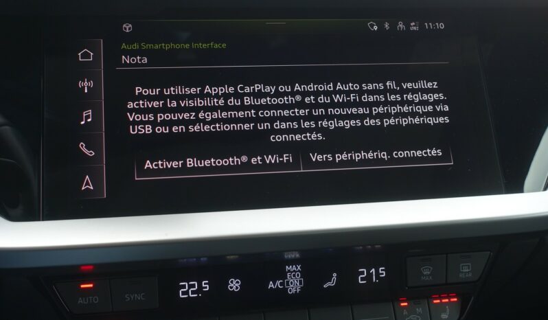 AUDI A3 SPORTBACK 40 TFSI E S-TRONIC 204 CH HYBRIDE RECHARGEABLE complet