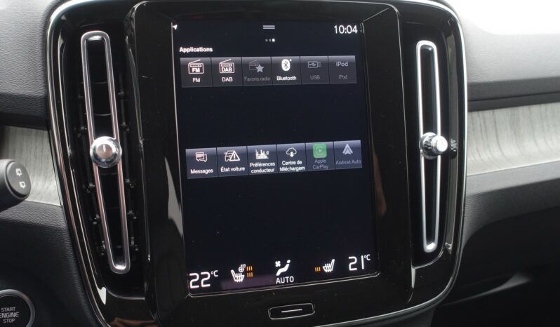 VOLVO XC 40 T5 HYBRIDE RECHARGEABLE GEARTRONIC 262 CH  INSCRIPTION complet