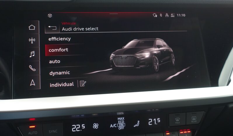 AUDI A3 SPORTBACK 40 TFSI E S-TRONIC 204 CH HYBRIDE RECHARGEABLE complet