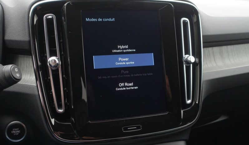 VOLVO XC 40 T5 HYBRIDE RECHARGEABLE GEARTRONIC 262 CH  INSCRIPTION complet