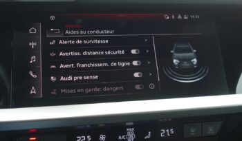 AUDI A3 SPORTBACK 40 TFSI E S-TRONIC 204 CH HYBRIDE RECHARGEABLE complet