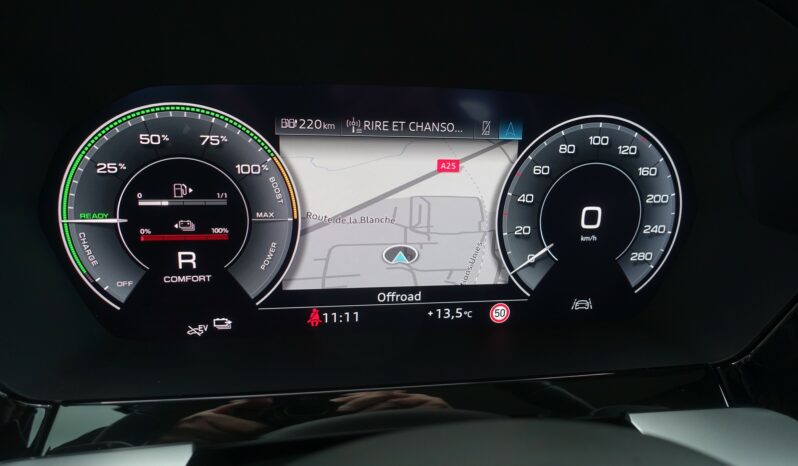 AUDI A3 SPORTBACK 40 TFSI E S-TRONIC 204 CH HYBRIDE RECHARGEABLE complet