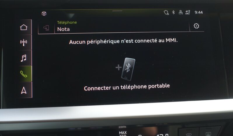 AUDI A3 SPORTBACK 40 TFSI E TRON S-TRONIC 204 CH HYBRIDE RECHARGEABLE complet