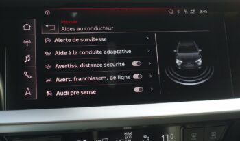 AUDI A3 SPORTBACK 40 TFSI E TRON S-TRONIC 204 CH HYBRIDE RECHARGEABLE complet