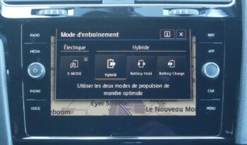 VOLKSWAGEN GOLF 1.4 TSI 150CH GTE HYBRIDE RECHARGEABLE DSG complet