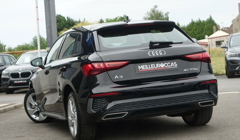 AUDI A3 SPORTBACK 40 TFSI E TRON S-TRONIC 204 CH HYBRIDE RECHARGEABLE S-LINE complet