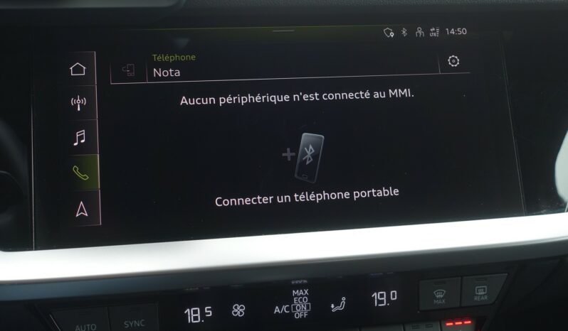 AUDI A3 SPORTBACK 40 TFSI E TRON S-TRONIC 204 CH HYBRIDE RECHARGEABLE S-LINE complet
