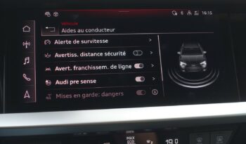 AUDI A3 SPORTBACK 45 COMPETITION TFSI E TRON S-TRONIC 245 CH HYBRIDE RECHARGEABLE  S-LINE complet