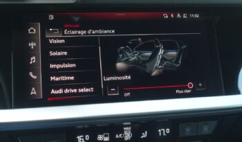 AUDI A3 SPORTBACK 45 COMPETITION TFSI E TRON S-TRONIC 245 CH HYBRIDE RECHARGEABLE  S-LINE complet