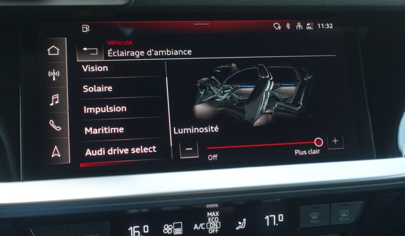AUDI A3 SPORTBACK 45 COMPETITION TFSI E TRON S-TRONIC 245 CH HYBRIDE RECHARGEABLE  S-LINE complet