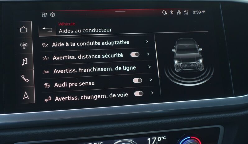 AUDI Q3 SPORTBACK 45 TFSI E S-TRONIC 245 CH HYBRIDE RECHARGEABLE complet