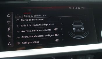 AUDI A3 SPORTBACK 40 TFSI E TRON S-TRONIC 204 CH HYBRIDE RECHARGEABLE S-LINE complet