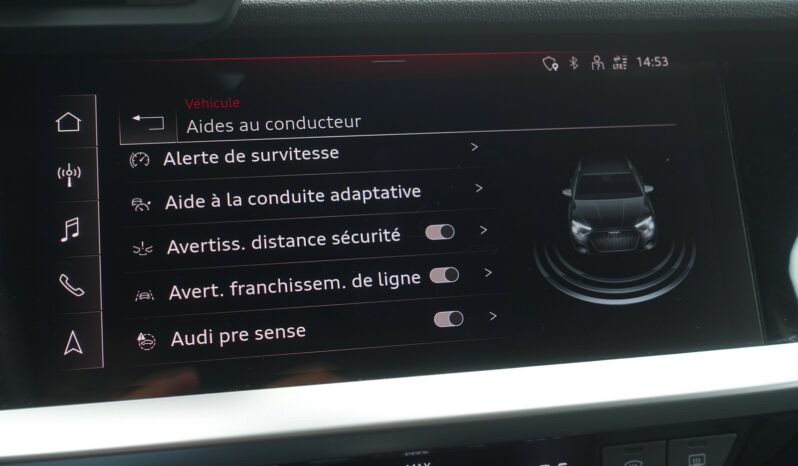 AUDI A3 SPORTBACK 40 TFSI E TRON S-TRONIC 204 CH HYBRIDE RECHARGEABLE S-LINE complet