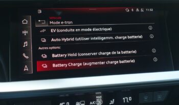 AUDI A3 SPORTBACK 45 COMPETITION TFSI E TRON S-TRONIC 245 CH HYBRIDE RECHARGEABLE  S-LINE complet