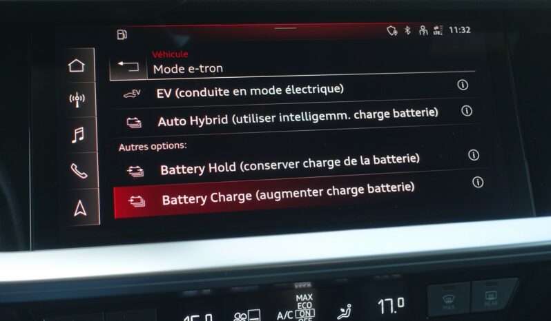 AUDI A3 SPORTBACK 45 COMPETITION TFSI E TRON S-TRONIC 245 CH HYBRIDE RECHARGEABLE  S-LINE complet