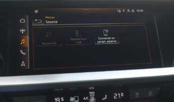 AUDI A3 SPORTBACK 40 TFSI E TRON S-TRONIC 204 CH HYBRIDE RECHARGEABLE S-LINE complet