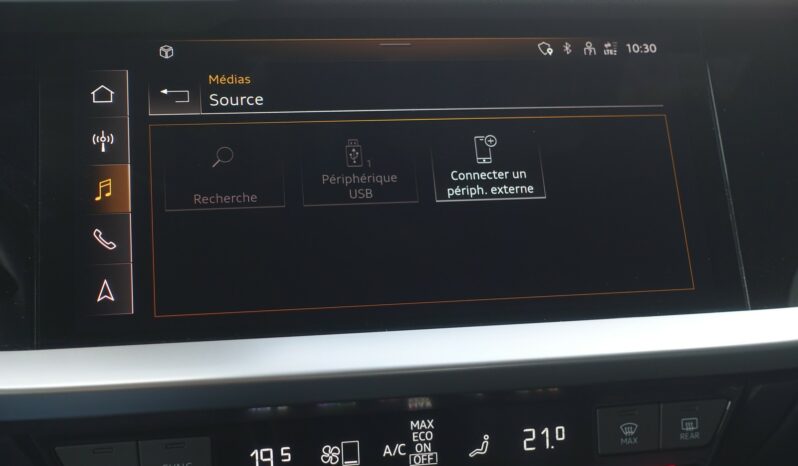 AUDI A3 SPORTBACK 40 TFSI E TRON S-TRONIC 204 CH HYBRIDE RECHARGEABLE S-LINE complet