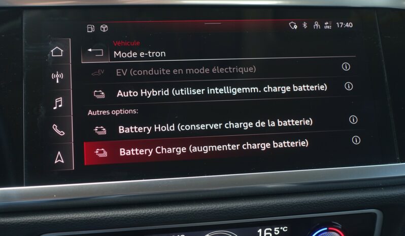 AUDI Q3 SPORTBACK 45 TFSI E S-TRONIC 245 CH HYBRIDE RECHARGEABLE complet
