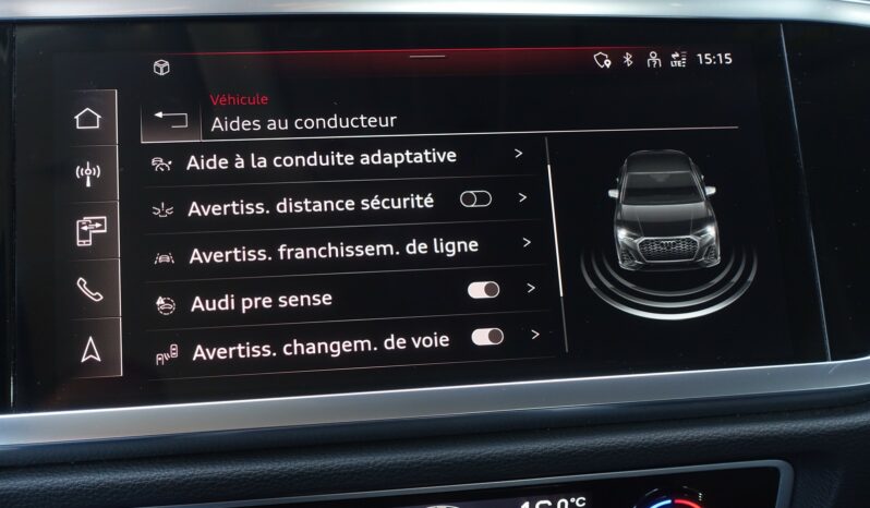 AUDI Q3 SPORTBACK 45 TFSI E S-TRONIC 245 CH HYBRIDE RECHARGEABLE complet