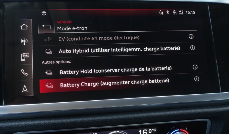 AUDI Q3 SPORTBACK 45 TFSI E S-TRONIC 245 CH HYBRIDE RECHARGEABLE complet