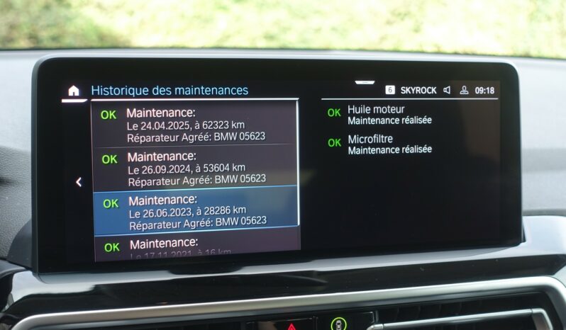BMW X3 X-DRIVE 30EA HYBRIDE RECHARGEABLE 292 CH complet