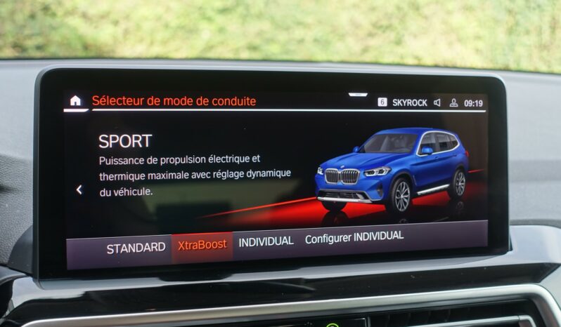BMW X3 X-DRIVE 30EA HYBRIDE RECHARGEABLE 292 CH complet