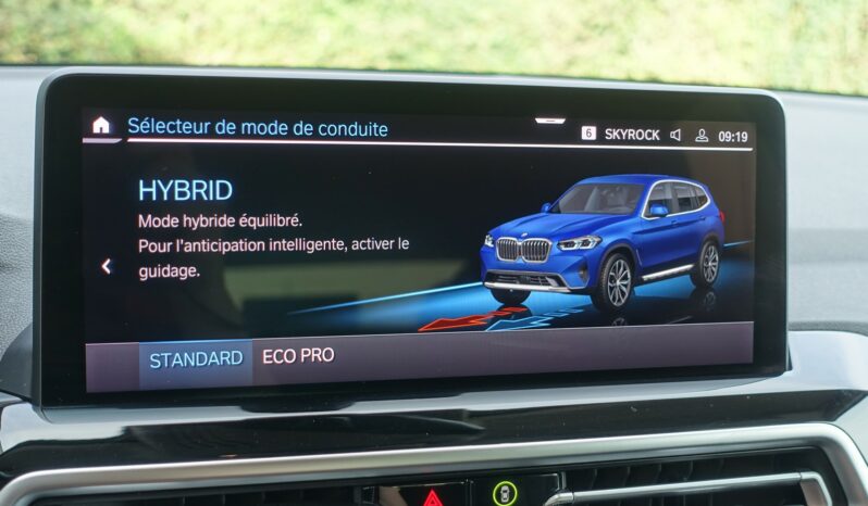 BMW X3 X-DRIVE 30EA HYBRIDE RECHARGEABLE 292 CH complet