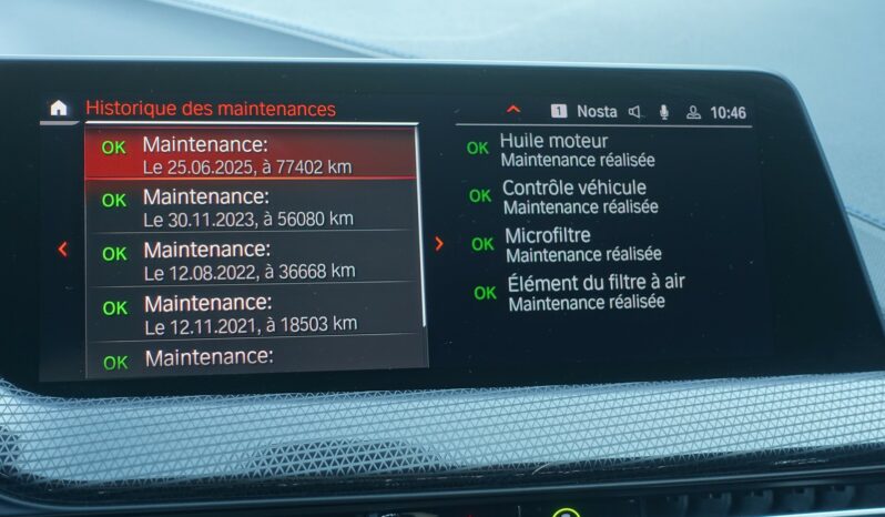 BMW 120DA 190 CH M-SPORT PRO F40 complet