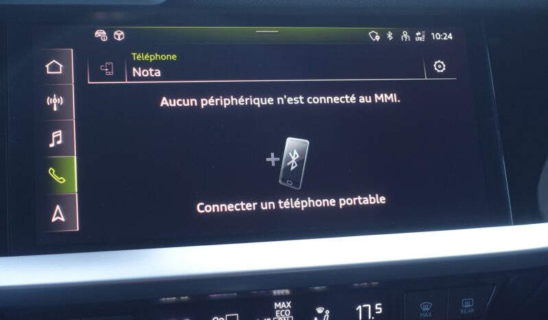 AUDI A3 SPORTBACK 40 TFSI E TRON S-TRONIC 204 CH HYBRIDE RECHARGEABLE complet