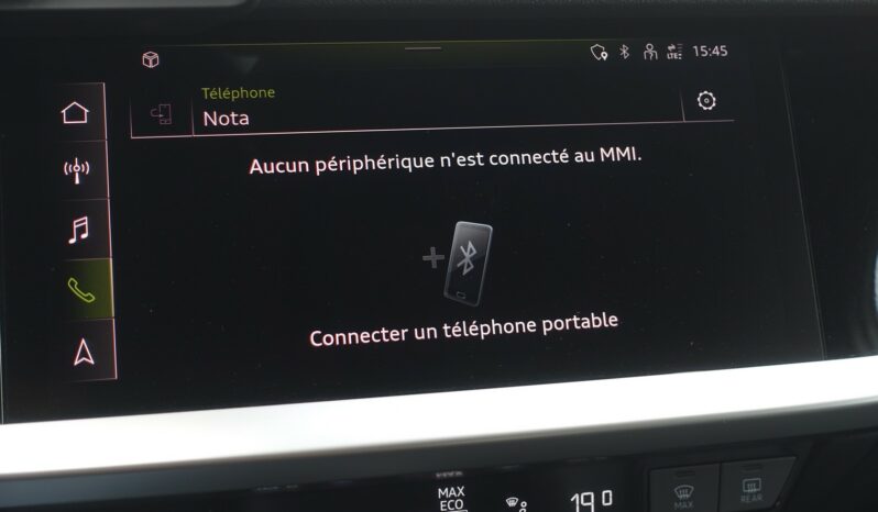 AUDI A3 SPORTBACK 40 TFSI E TRON S-TRONIC 204 CH HYBRIDE RECHARGEABLE complet