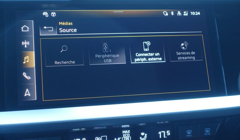 AUDI A3 SPORTBACK 40 TFSI E TRON S-TRONIC 204 CH HYBRIDE RECHARGEABLE complet