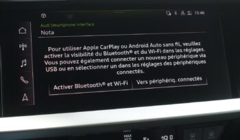 AUDI A3 SPORTBACK 40 TFSI E TRON S-TRONIC 204 CH HYBRIDE RECHARGEABLE complet