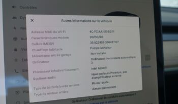 TESLA MODEL 3 STANDARD RWD PLUS complet